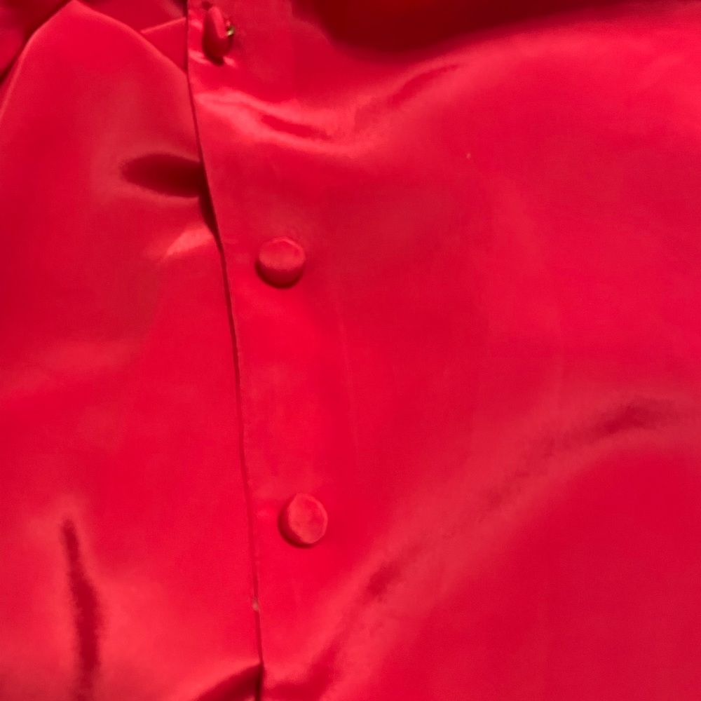 🚨CLEARENCE SALE 3x10🚨PETITE SOPHISTICATE VINTAGE RED BLOUSE - Picture 8 of 8
